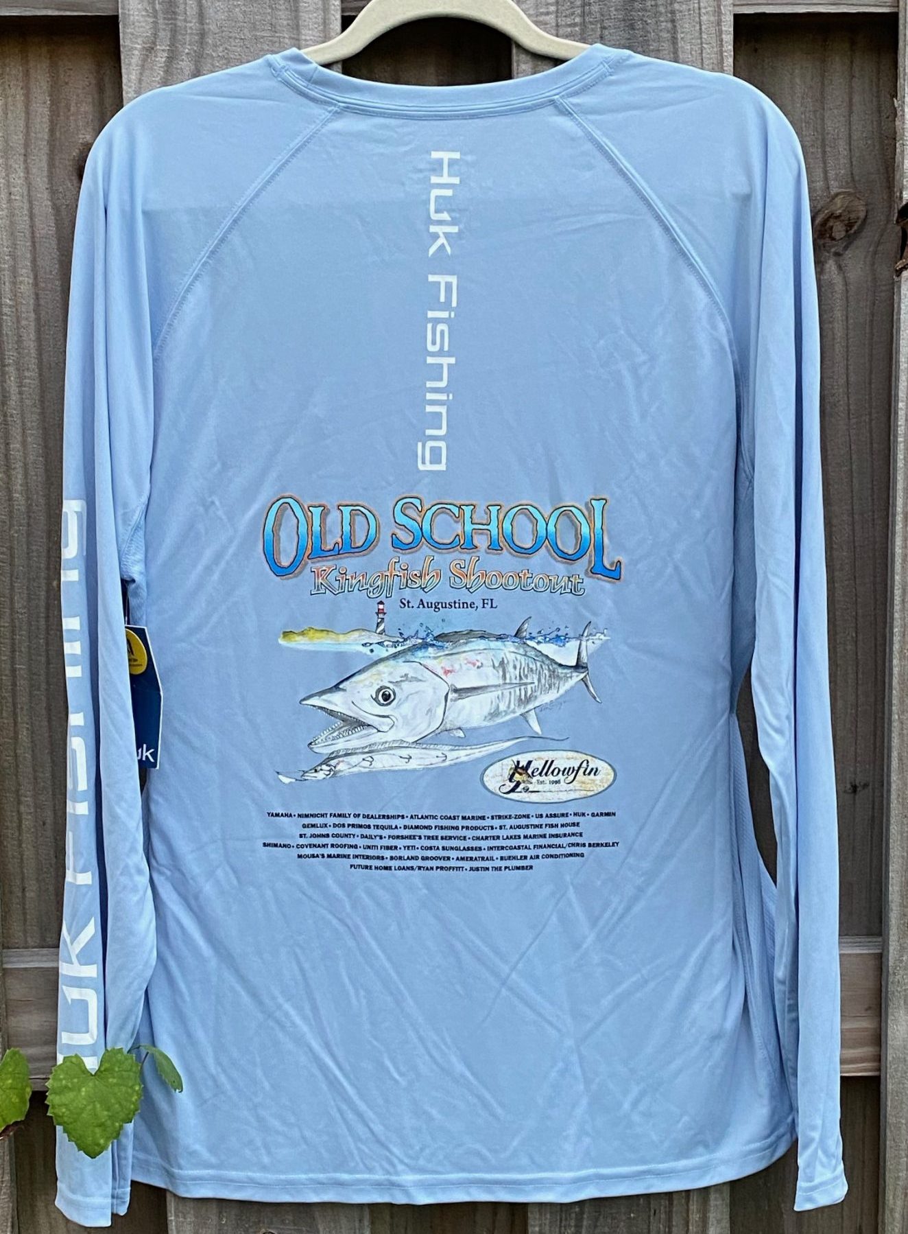 Old School Kingfish Shootout  HUK LONG SLEEVE PERFORMANCE SHIRTS